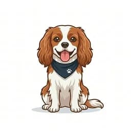 Cavalier King Charles Spaniel illustration