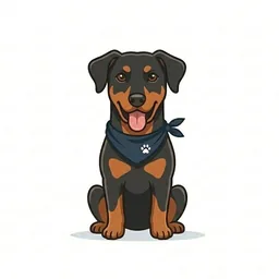 Doberman Pinscher illustration