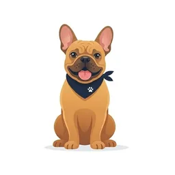 French Bulldog illustration