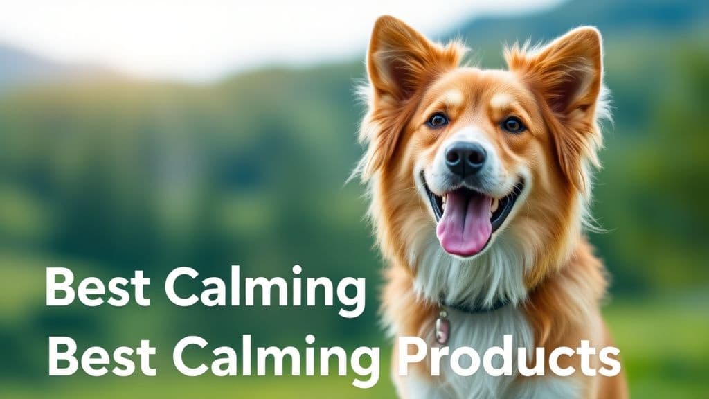 Top Calming Products For Anxious Dogs