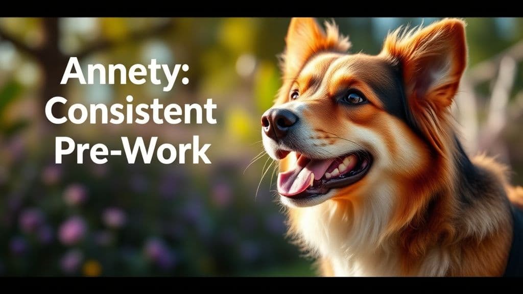 Soothe Dog Anxiety With Routine