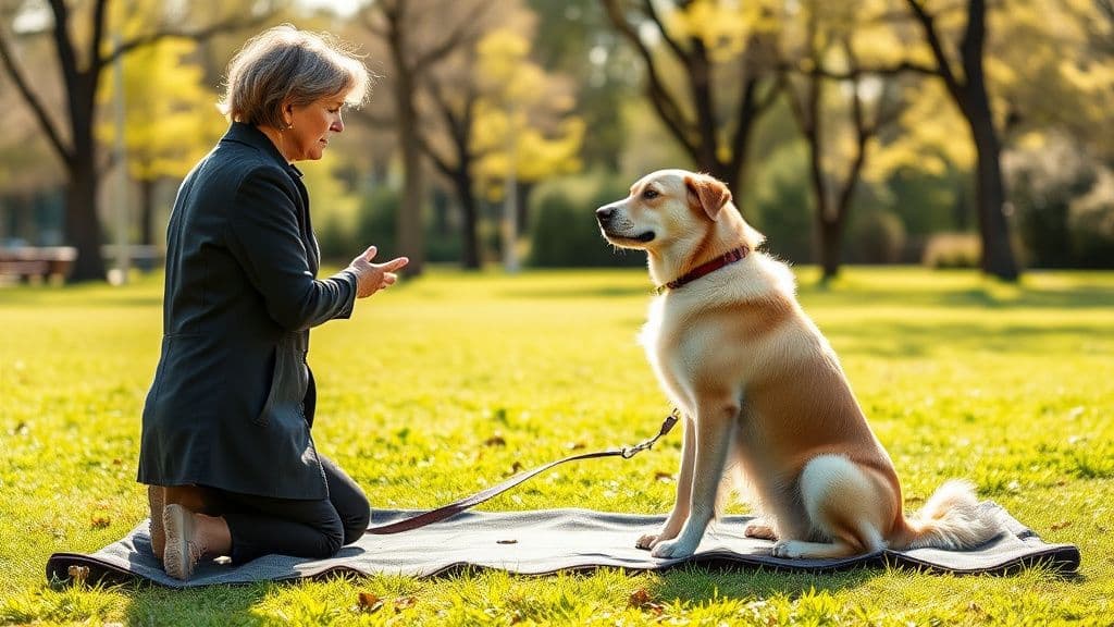 Master Cafe Calm With Dog Mat Training